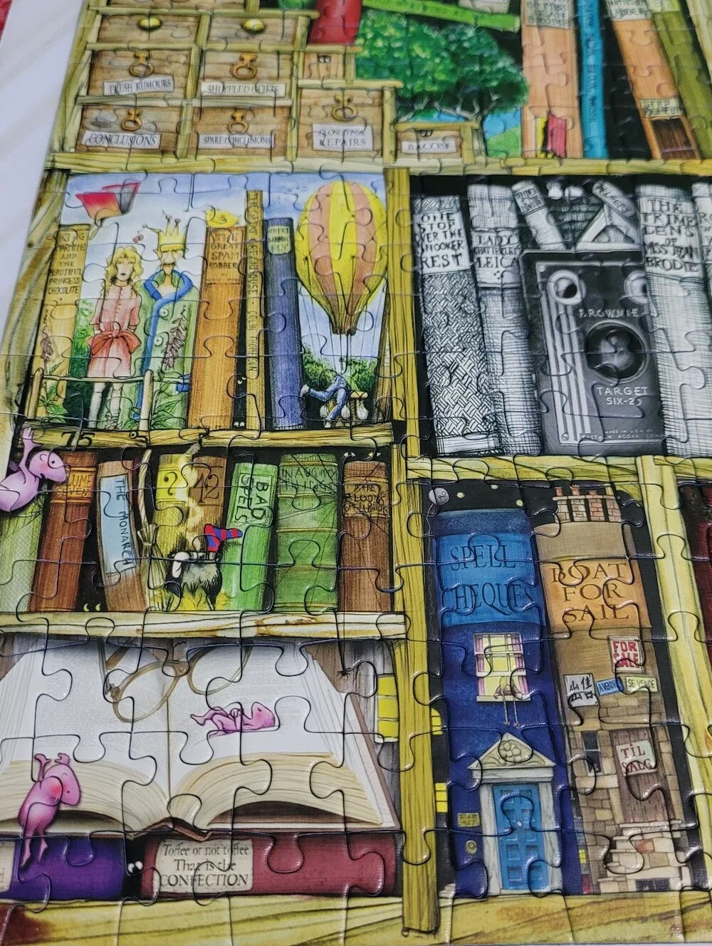 RAVENSBURGER, The Bizarre Bookshop #2, 1000 Piece Puzzle